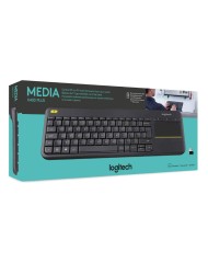 Tastatura Logitech Wireless Touch K400 Plus Black