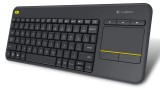  Tastatura Logitech Wireless Touch K400 Plus Black pentru PC