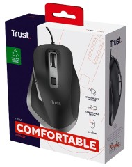 Mouse Trust Fyda Eco Black Grey