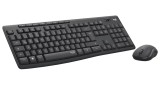  Set Tastaura & Mouse Logitech Mk295 Silent Wireless Combo Black pentru PC