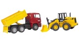  Set Bruder Man Tga Construction Truck & Articulated Loader (br2752)