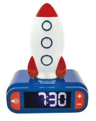 Lexibook Alarm Clock With Rocket 3d Night Light (rl800spc)