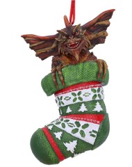 Gremlins Mohawk In Stocking Hanging 12cm