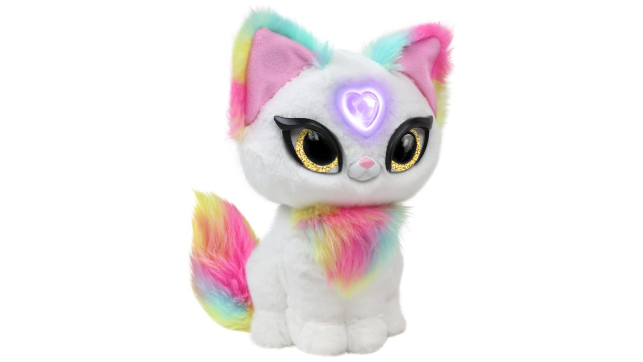 Jucarie Plus My Fuzzy Friends Magic Whispers Kitty White (daneza