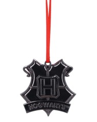 Harry Potter Hogwarts Crest (silver) Hanging 6cm