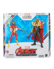 Avengers Legends Series Skrull Queen & Super Skrull 60th Anniversary 15cm