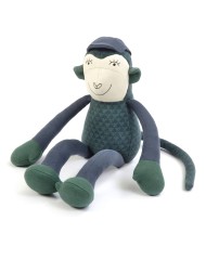 Plus Smallstuff Monkey Simon Blue/ Green 50cm