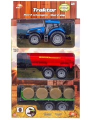 Tractor Bull & Trailer Random (41854)