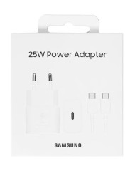 Adaptor Samsung 25w Usb-c + Usb-c 1m White