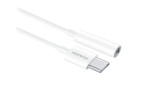 Adaptor Huawei Type-c/jack 3.5mm Cm20 White