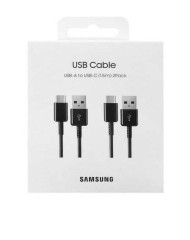 Cablu Samsung Usb-a To Usb-c 1.5m 2-pack Black