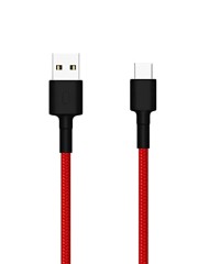 Cablu Xiaomi Braided Usb/type-c 100cm Red