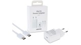 Adaptor Samsung 15w Pd Usb-c + Usb-c 1m White