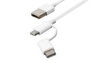 Cablu Xiaomi Microusb/type-c 30cm White