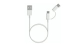 Cablu Xiaomi Microusb/type-c 30cm White