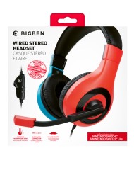 Casti Bigben Stereo Red/blue - Nintendo Switch