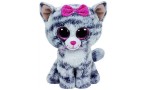 Jucarie Plus Ty Beanie Boos Kiki The Grey Cat 15cm (ty37190)