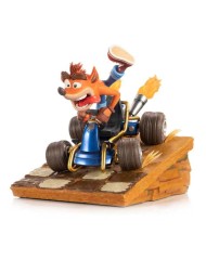 First4figures Crash Team Racing Nitro Fueled Crash In Kart Resin 31cm