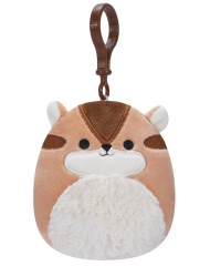 Plus Squishmallows P17 Clip On Melzie The Chipmunk 9cm