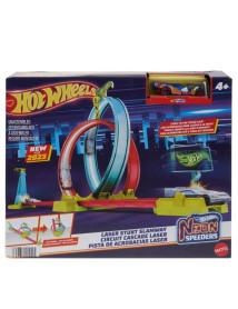 Hot Wheels Neon Speeders Laser Stunt Slamway (hpc05) 
