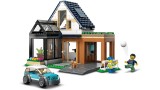 Joc Lego City Family House And Electric Car (60398)