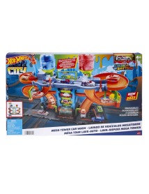 Set Hot Wheels City Mega Tower Car Wash Color Shifters (hdp05) 