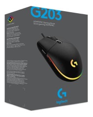 Mouse Logitech G203 Lightsync Black