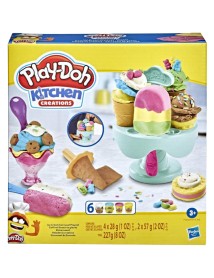 Set Play-doh Kitchen Creations Ice Cream Carousel (f5332) 