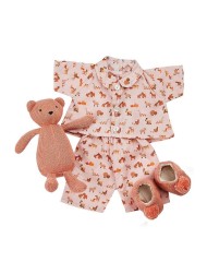 Set Smallstuff Doll Clothing Farm Living Pyjamas & Slippers Teddy