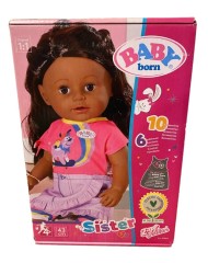 Baby Born Sister With Brown Eyes 43cm (831663)