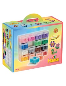 Hama Beads Large Storage Box & MIDI Beads & 16 Compartments 
