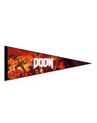 Fanattik Felt Pennant Wallscrolls Doom