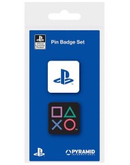 Set Playstation (shapes) Enamel Pin Badge