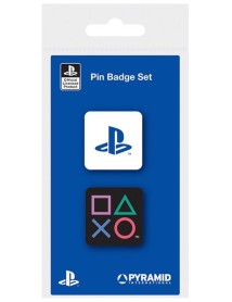 Set Playstation (shapes) Enamel Pin Badge 