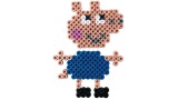  Hama Maxi Beads Peppa Pig & Pin Plate In Bucket (8750)
