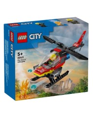 Lego City Fire Rescue Helicopter (60411)