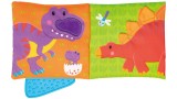 Jucarie Plus Galt Teether Soft Book Dinosaur (31024672)