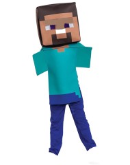Costum Disguise Adaptive Minecraft Steve (128 Cm)