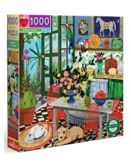 Puzzle Eeboo Green Kitchen 1000 Pc (epztgnk)