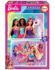 Puzzle Educa Barbie 2 - 2x48 (80-19299)