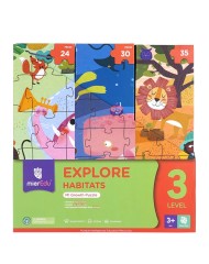 Puzzle Mieredu Level 3 Explore Habitats 24-30-35pc (me643)