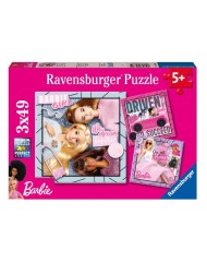 Puzzle Ravensburger Barbie 3x49pc (10105684)
