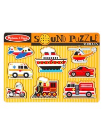Puzzle Melissa & Doug Vehicles Sound 8pc (50206) 