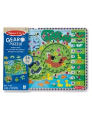 Puzzle Melissa And Doug Animal Chase I-spy Wooden Gear Puzzle (31004)