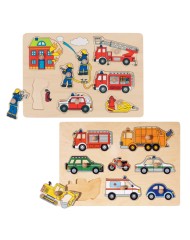Puzzle Goki Fire Brigade & Means Of Transport Lift-out (12402257/1240223)