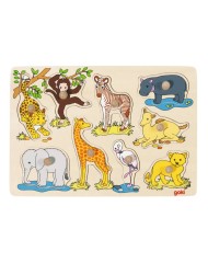 Puzzle Goki African Baby Animals Lift Out (57829)