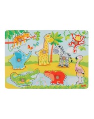 Puzzle Goki African Baby Animals Lift Out (57397)