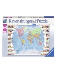 Puzzle Ravensburger Political World Map 1000pc (19633)