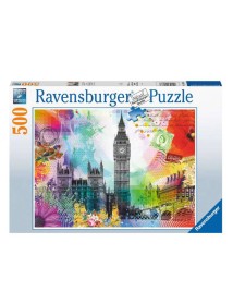 Puzzle Ravensburger London Postcard 500pc (16986) 