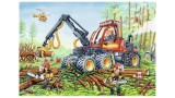  Puzzle Ravensburger Digger At Work 2x24pc (07802)